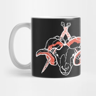 Single Line - Aries (White) Mug